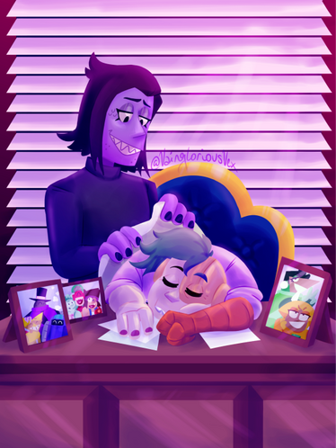 detailed shaded, half body, 2 character