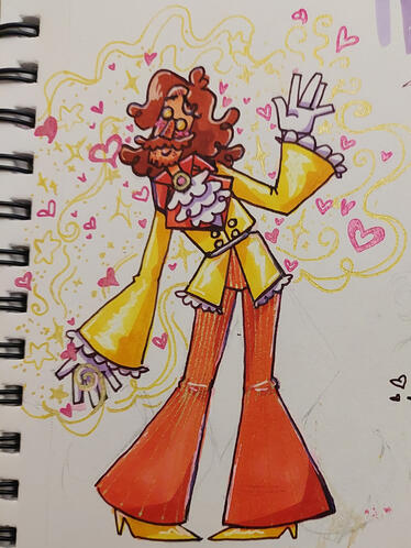 simple shaded, full body